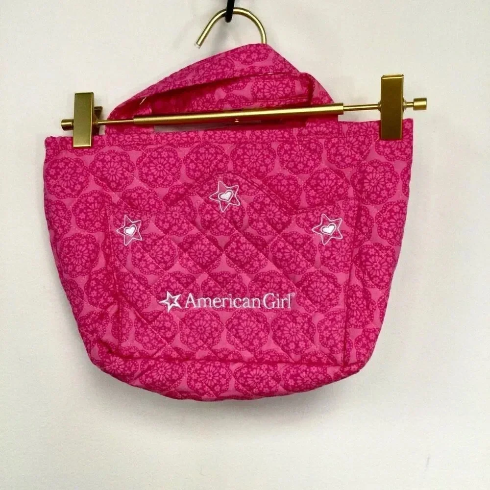 American Girl Kids Pink‎ Quilted Tote Bag